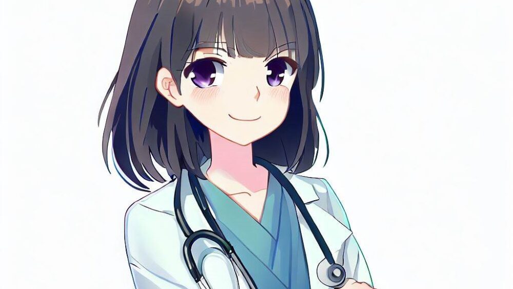 woman-doctor-anime-image